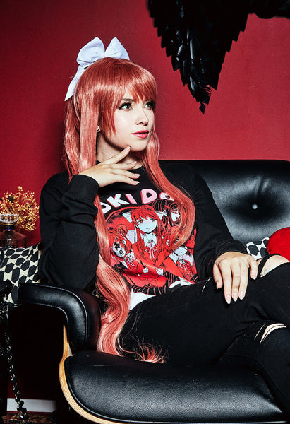 DOKI DOKI BLACK SWEATER