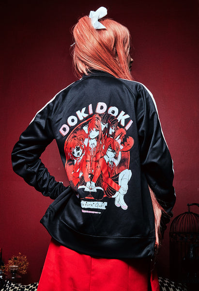 DOKI DOKI BLACK TRACK JACKET