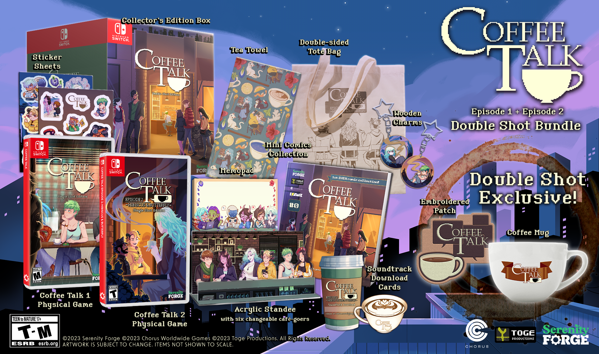 コーヒートーク エピソード EPISODE1+2 ダブルパック switch Coffee Talk Episode 1 + Episode 2 - Double Shot Bundle