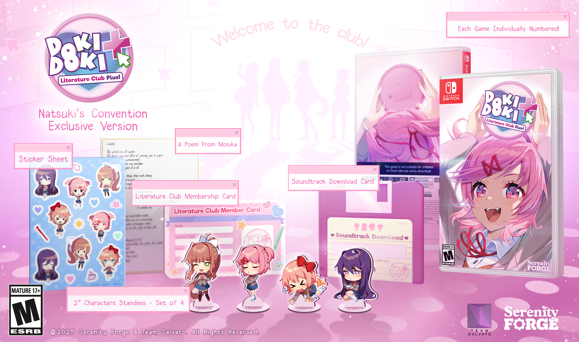 Doki Doki Literature Club Plus! - Natsuki's Convention Exclusive Version