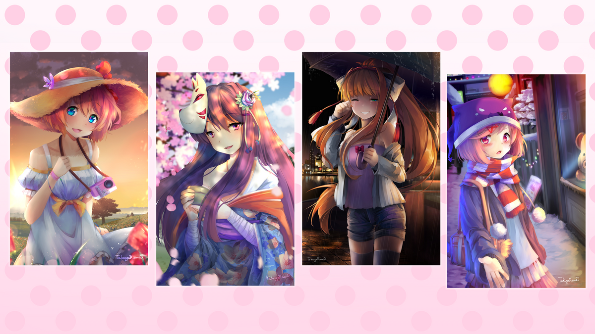 Doki Doki Literature Club! Date Series - Poster Set – Serenity Forge Store