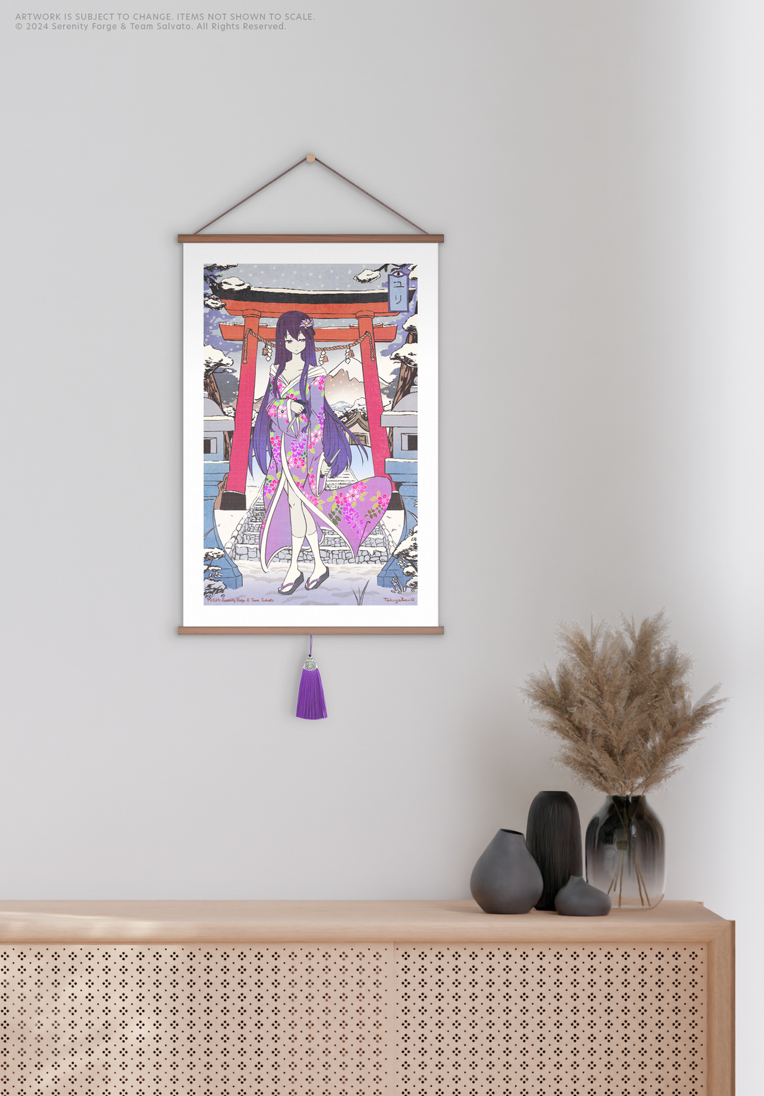 Doki Doki Literature Club! Ukiyo-e Series Wall Scrolls - Yuri ...