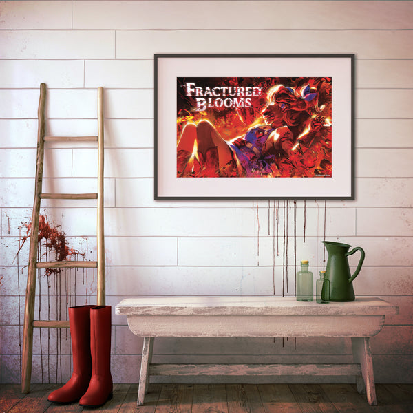 Fractured Blooms - The Quiet Hour Poster