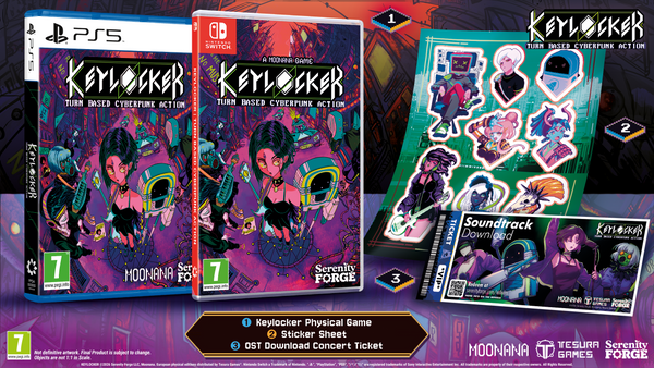 KEYLOCKER | TURN BASED CYBERPUNK ACTION - Premium Physical Edition
