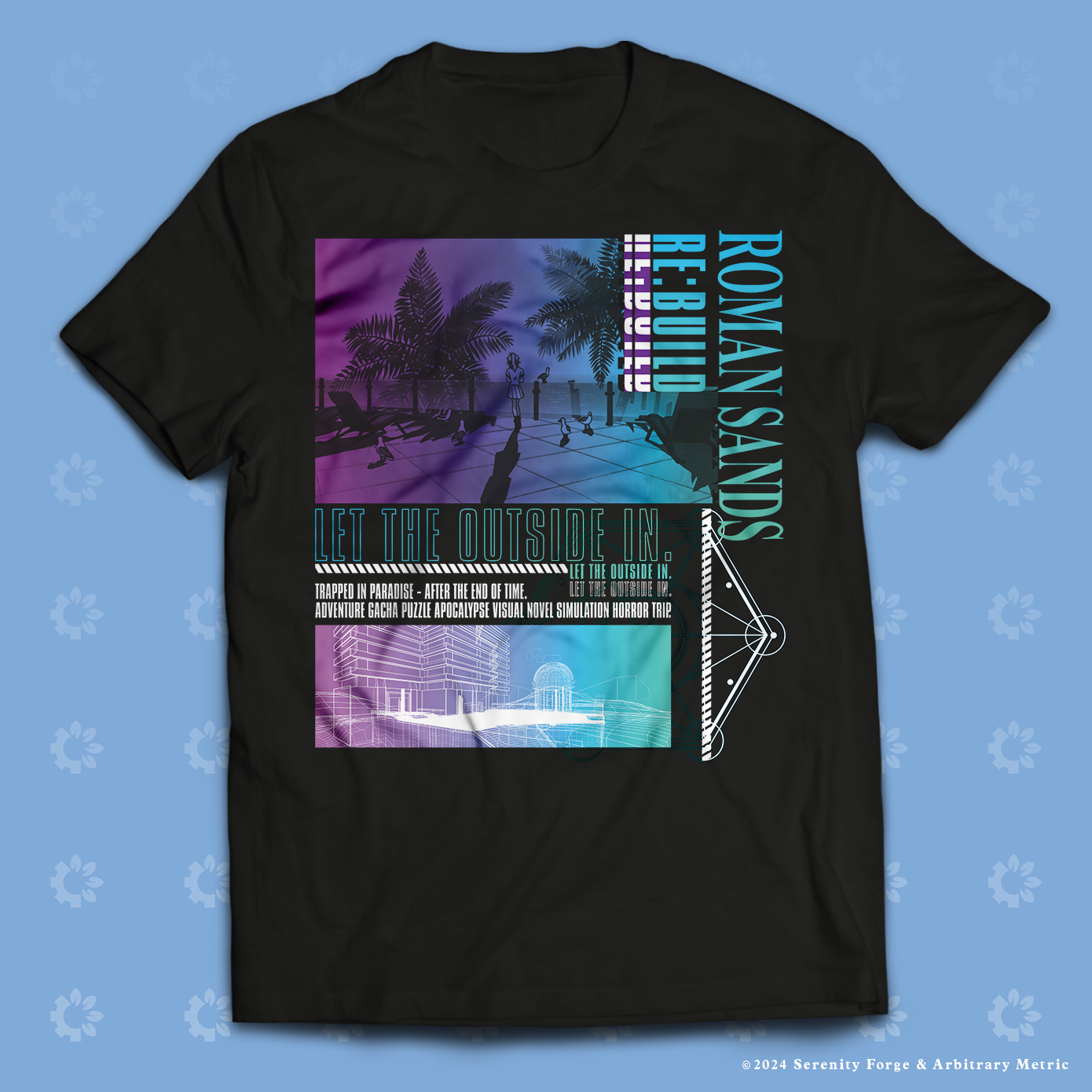 Roman Sands RE:Build - Let The Outside In Unisex T-Shirt