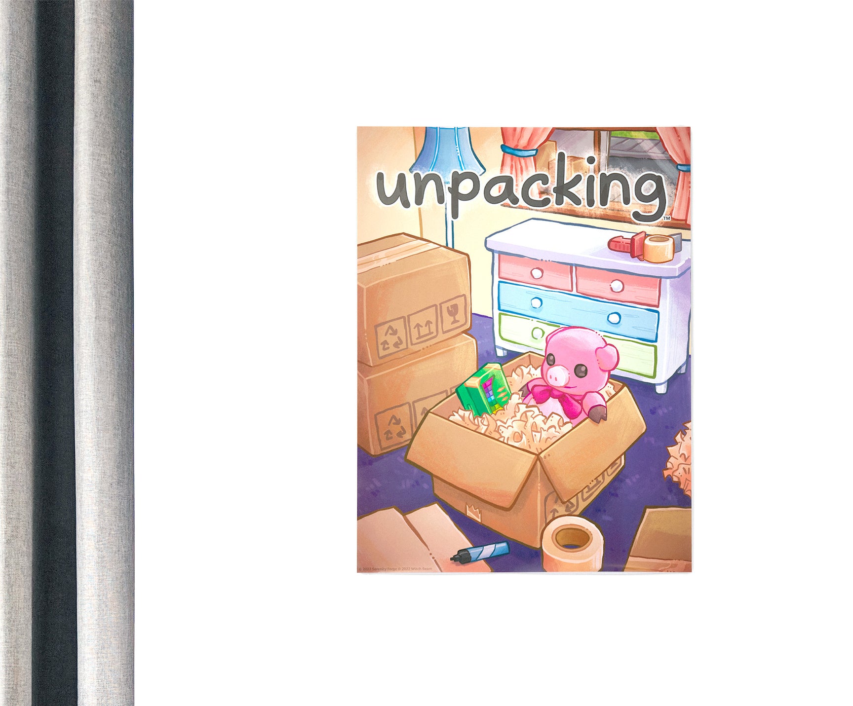 Unpacking Key Art Poster – Serenity Forge Store