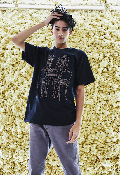 REFLECTION BLACK T-SHIRT