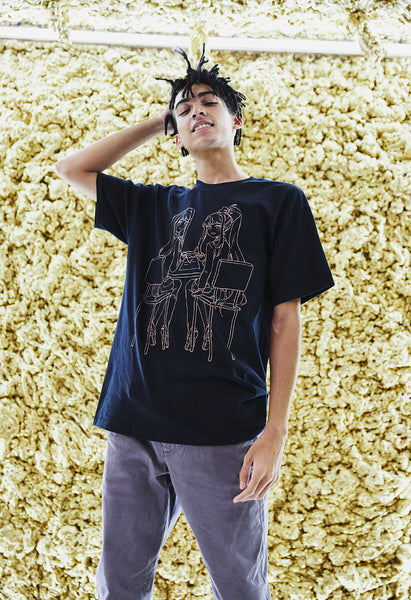 REFLECTION BLACK T-SHIRT