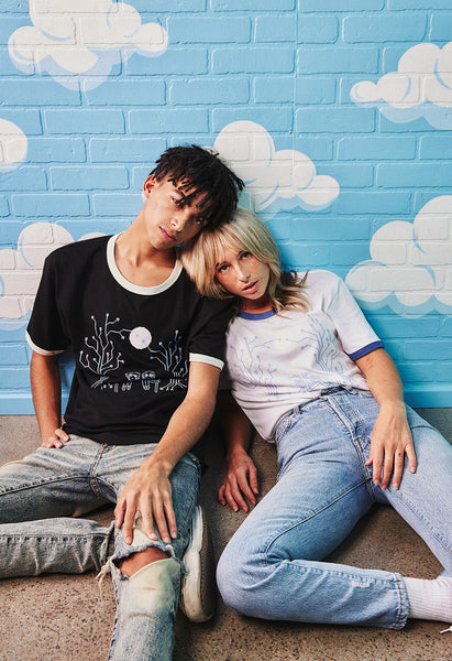 UNDERSTANDING WHITE RINGER T-SHIRT