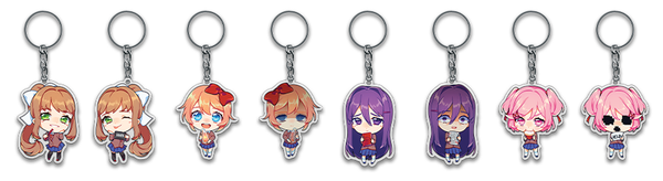 Doki Doki Literature Club Plus! - Convention Exclusive Keychains